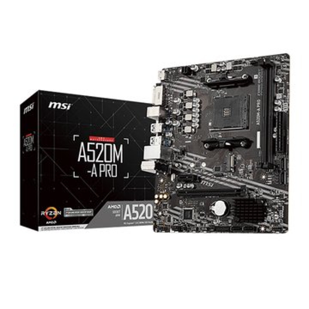 微星 A520M-A PRO(M-ATX/3+1年保)