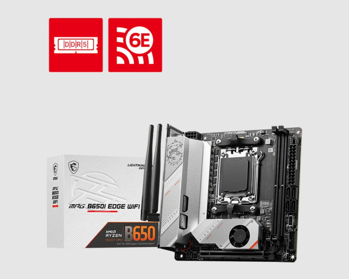 微星 B650I EDGE WIFI(ITX/3+2年保)