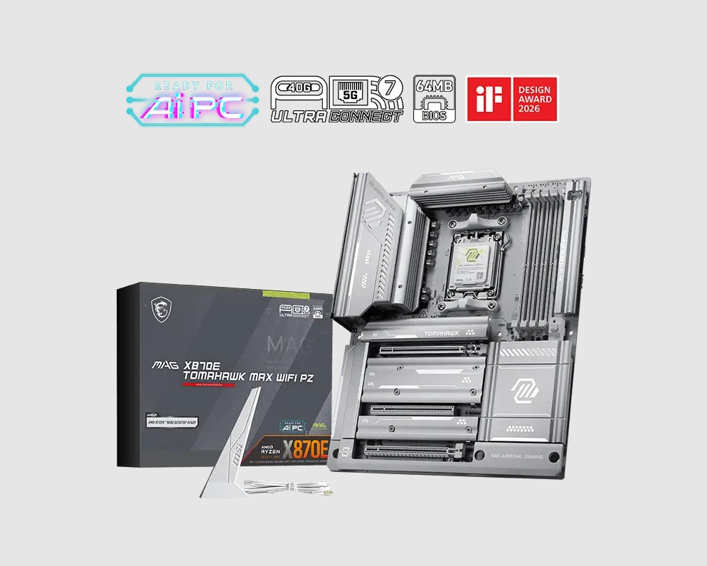 微星 MAG X870E TOMAHAWK MAX WIFI PZ 背插(ATX/3+2年保)
