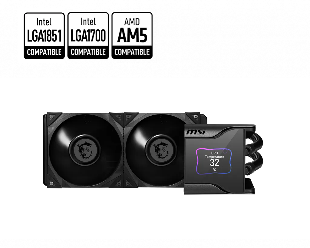 MSI 微星 MEG CORELIQUID S280 一體式 CPU 水冷散熱器 圖片 1