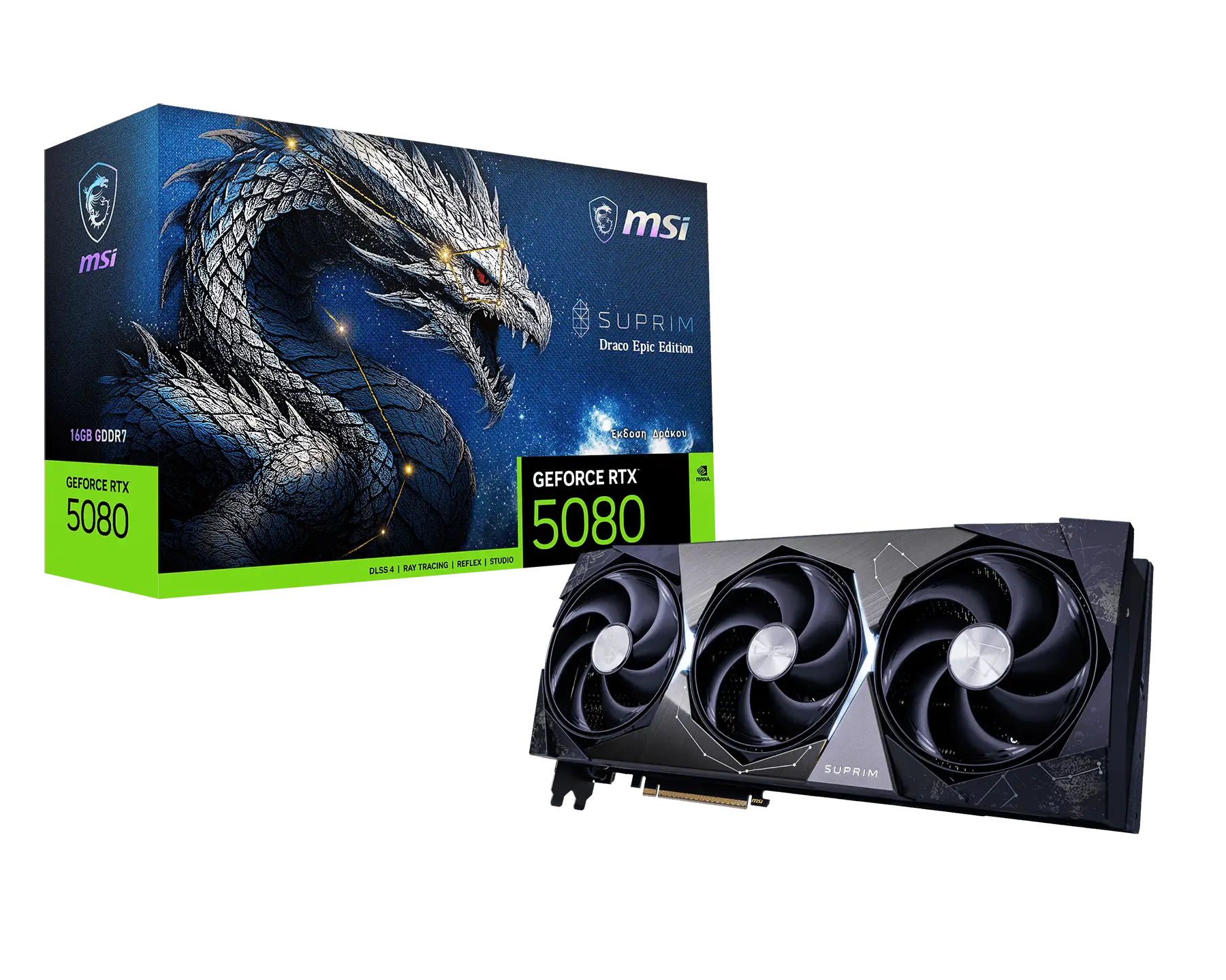 MSI 微星 GeForce RTX™ 5080 16G SUPRIM DRACO EPIC EDITION 顯示卡 圖片 1