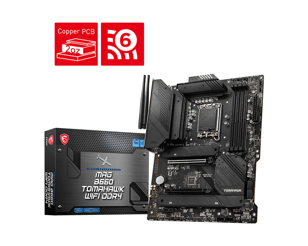 MSI 微星 MAG B660 TOMAHAWK WIFI DDR4 主機板