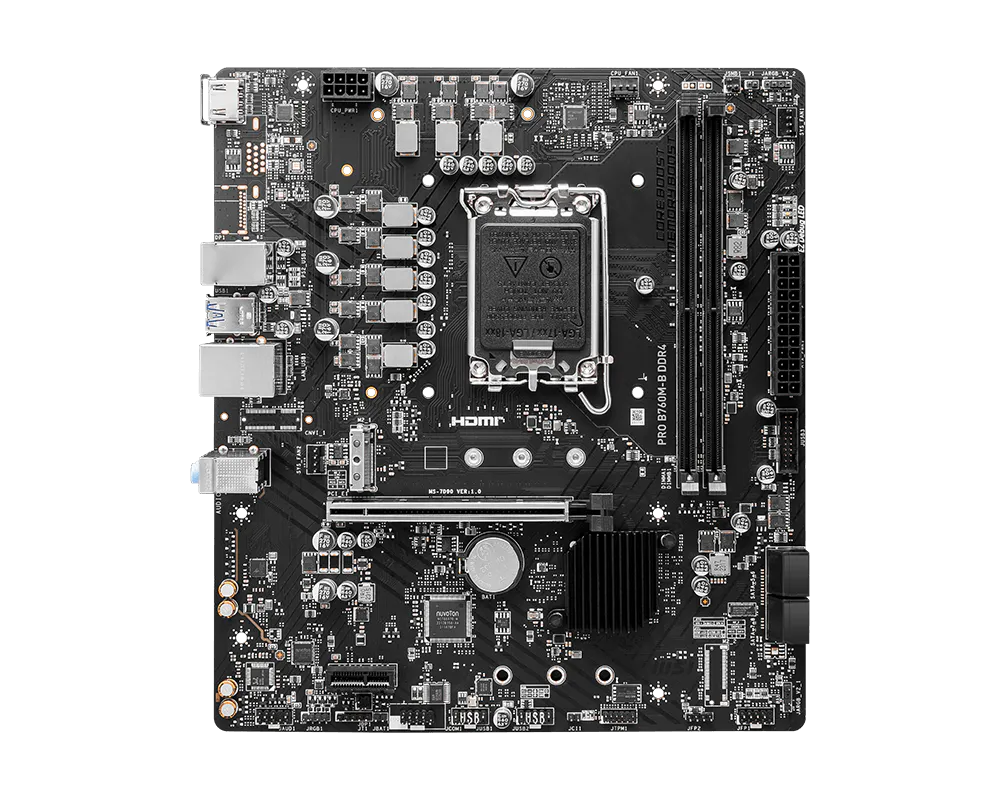 MSI 微星 PRO B760M-B DDR4 主機板