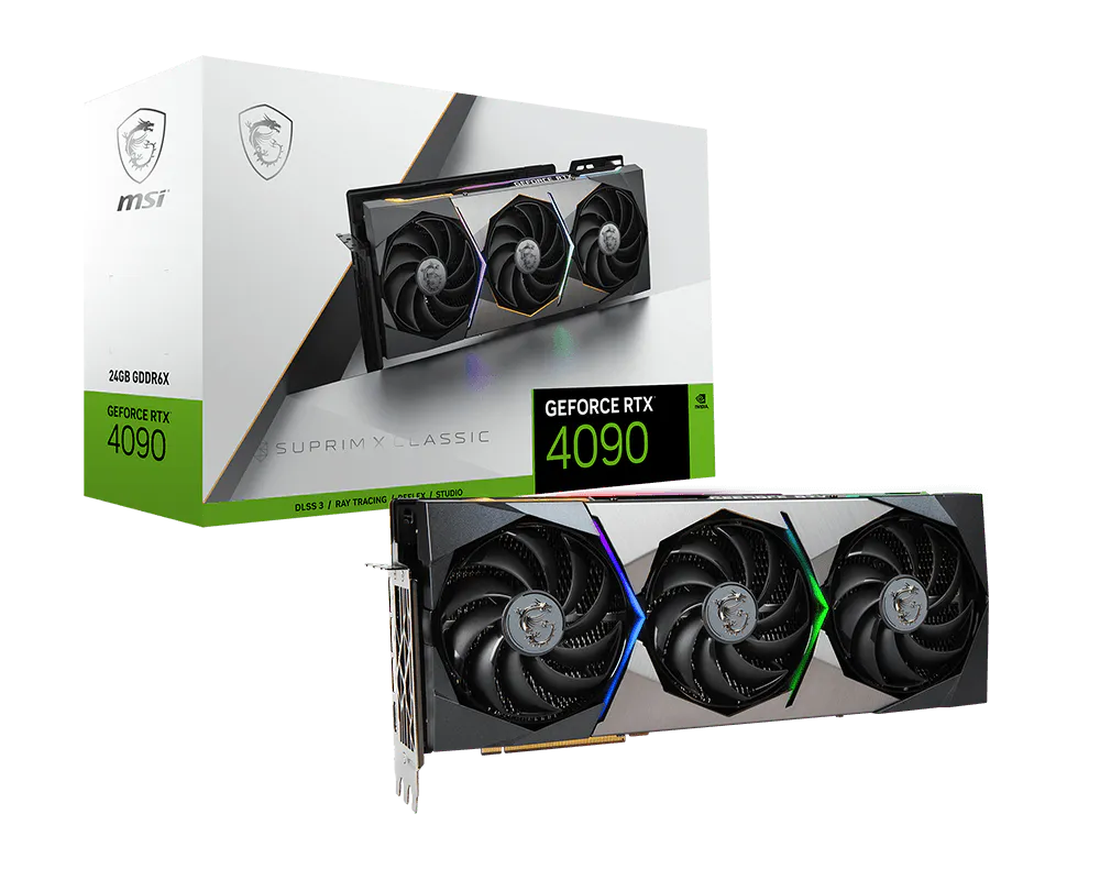 MSI 微星 GeForce RTX™ 4090 SUPRIM X CLASSIC 24G 顯示卡 圖片 1