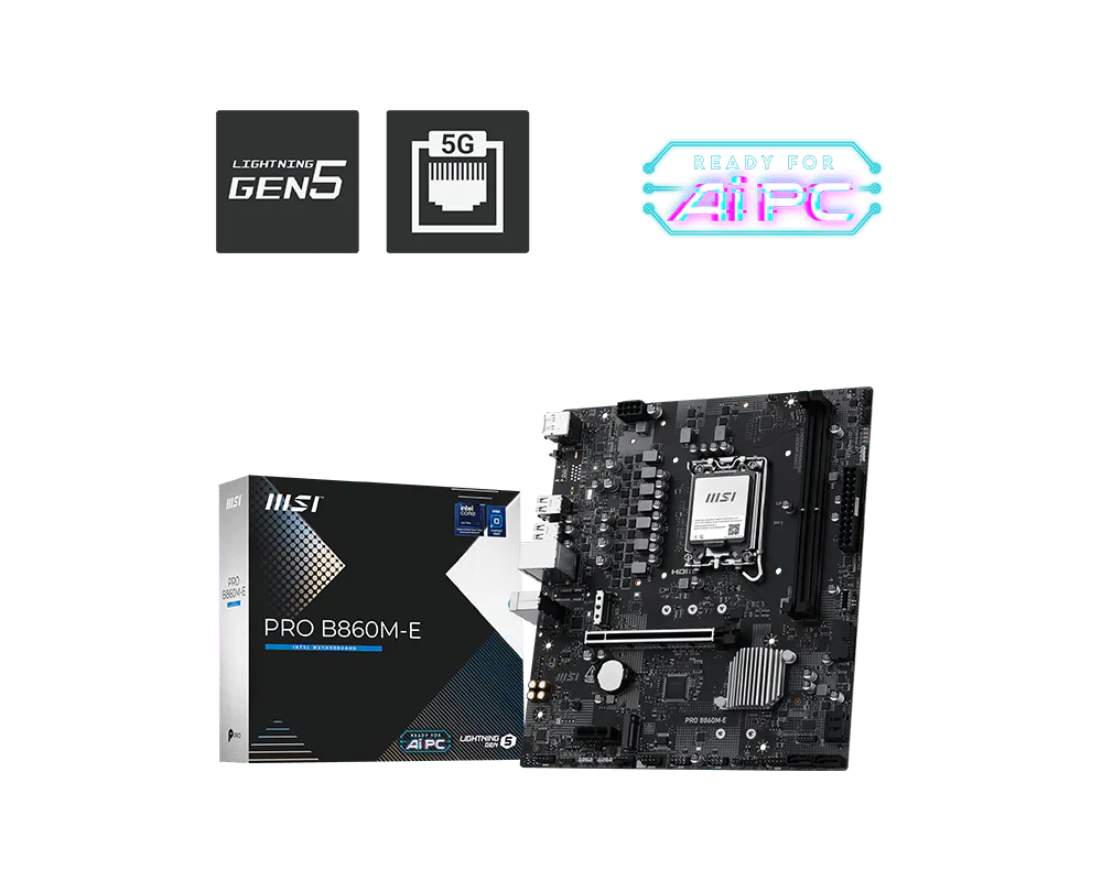 MSI 微星 PRO B860M-E 主機板