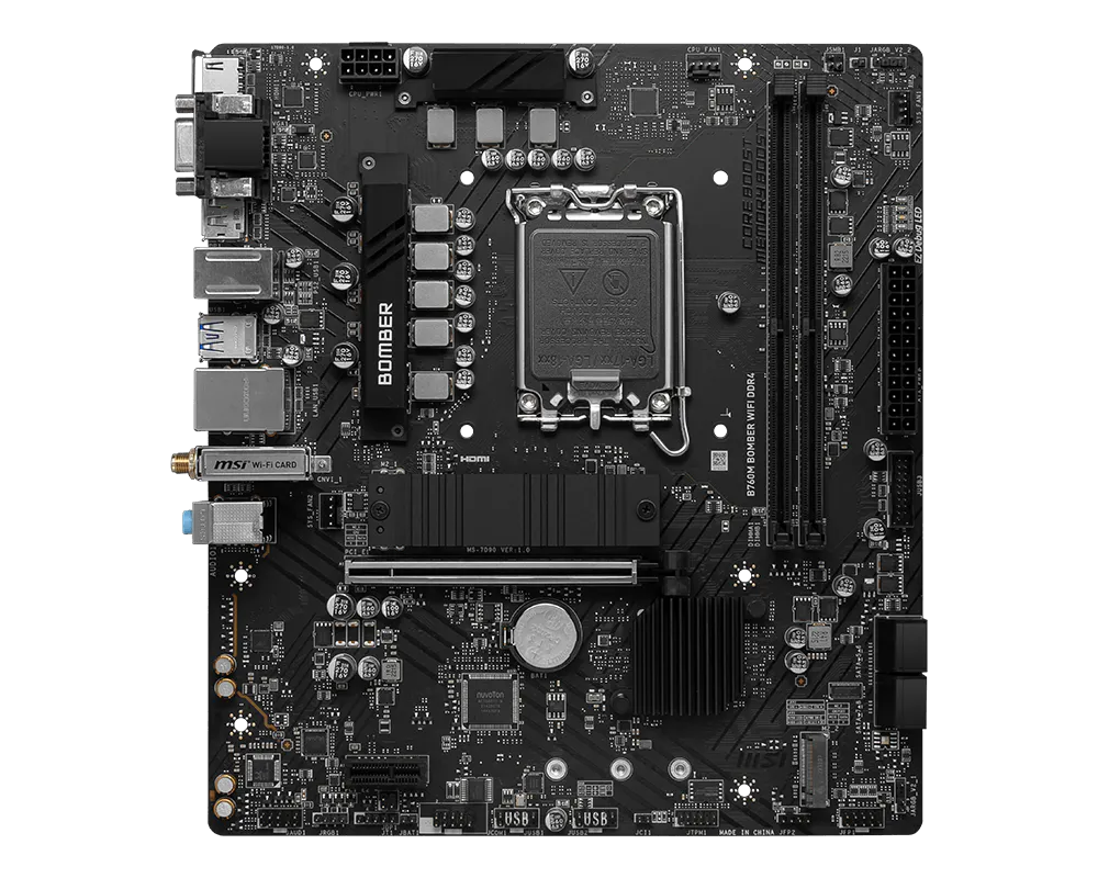 MSI 微星 B760M BOMBER WIFI DDR4 主機板