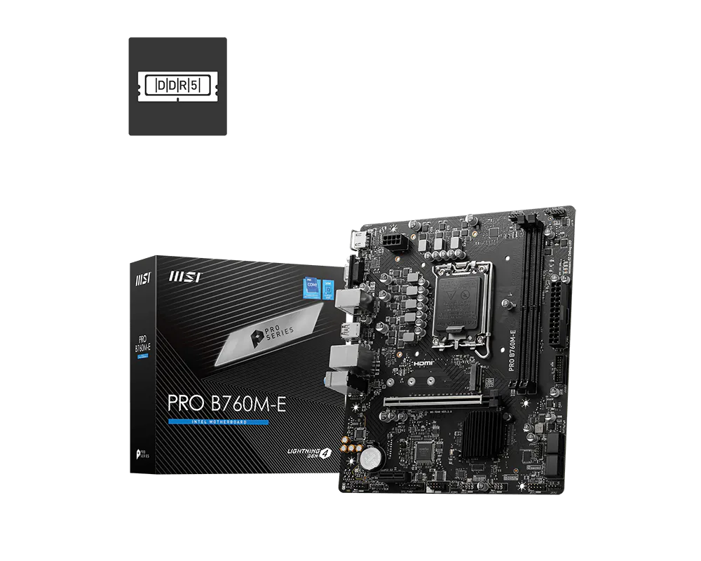 MSI 微星 PRO B760M-E 主機板