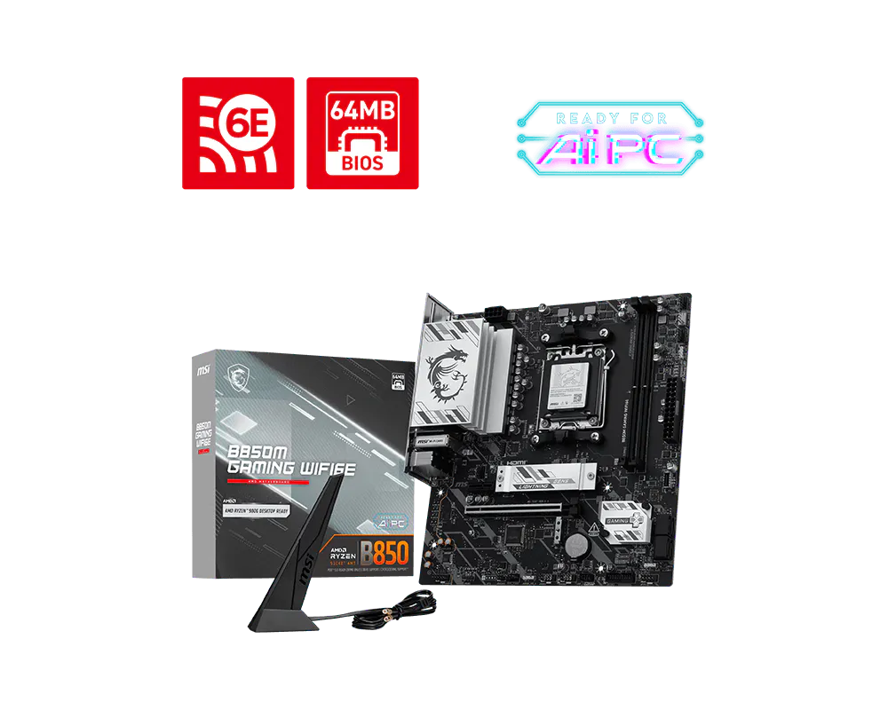 MSI 微星 B850M GAMING WIFI6E 主機板