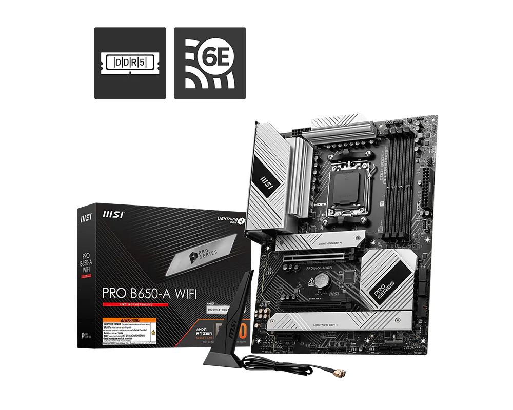 MSI 微星 PRO B650-A WIFI 主機板