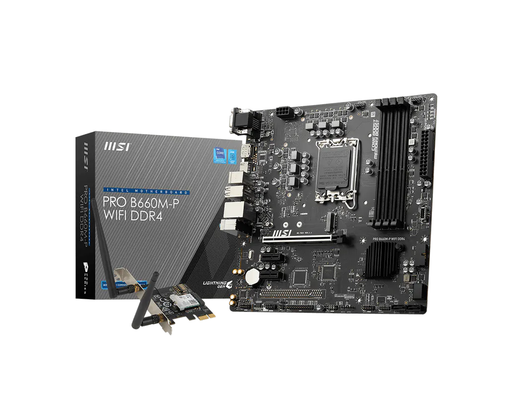 MSI 微星 PRO B660M-P WIFI DDR4 主機板 圖片 1