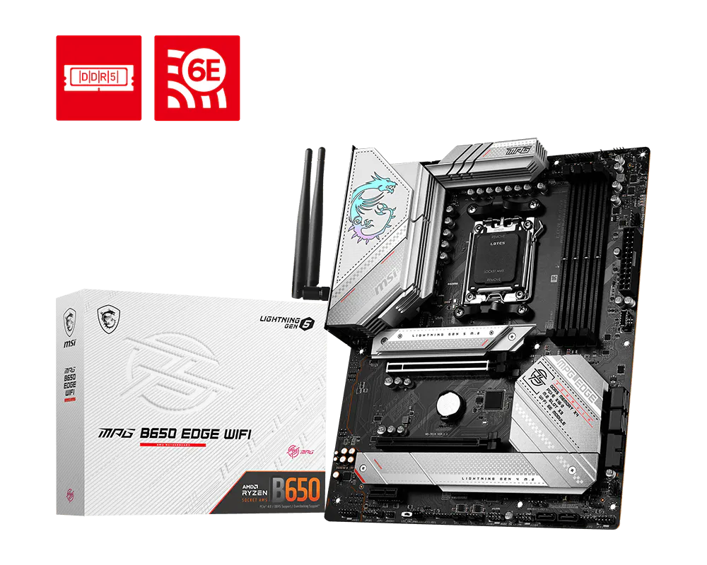 MSI 微星 MPG B650 EDGE WIFI 主機板 圖片 1
