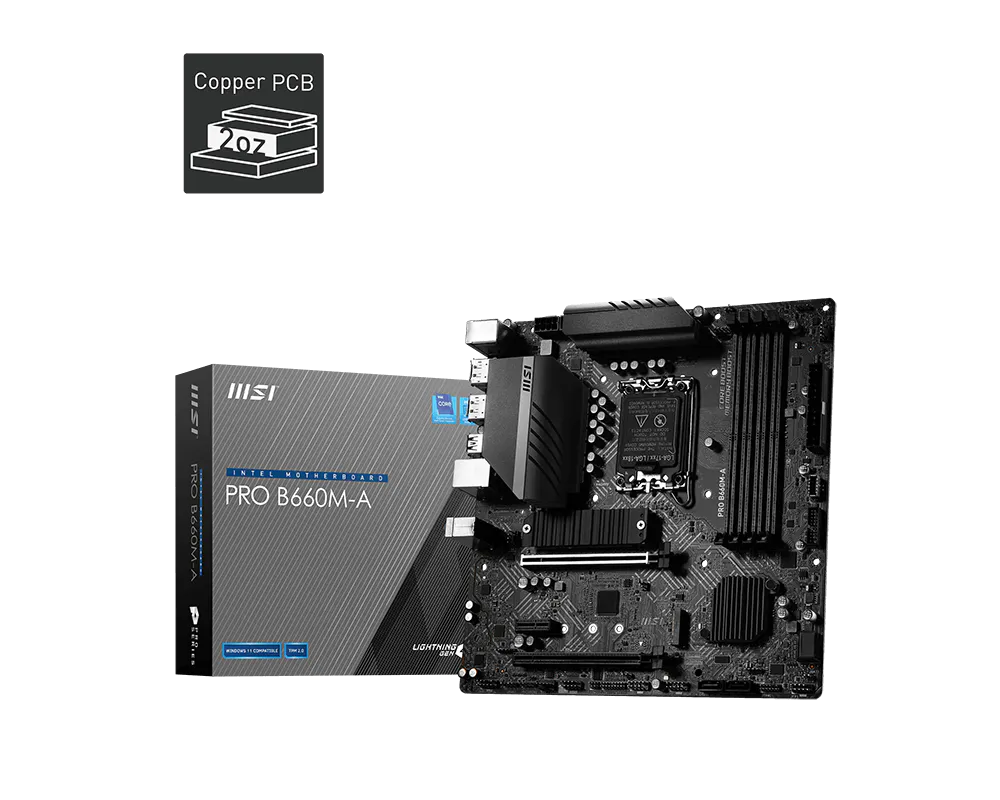 MSI 微星 PRO B660M-A 主機板