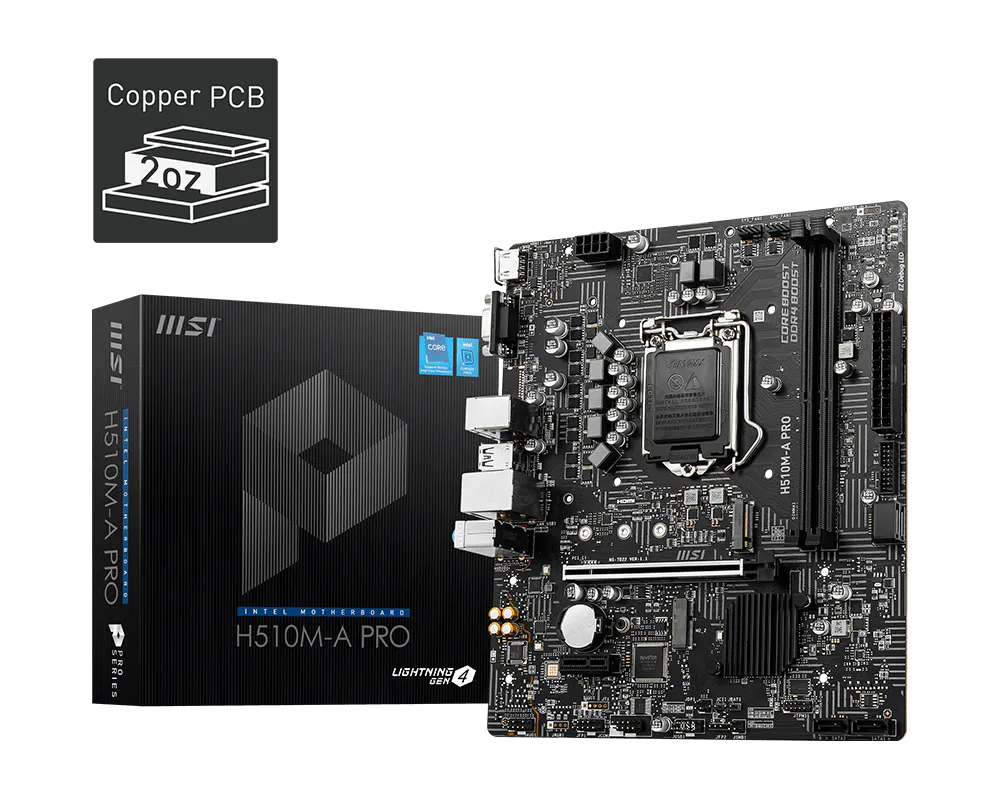 MSI 微星 H510M-A PRO 主機板