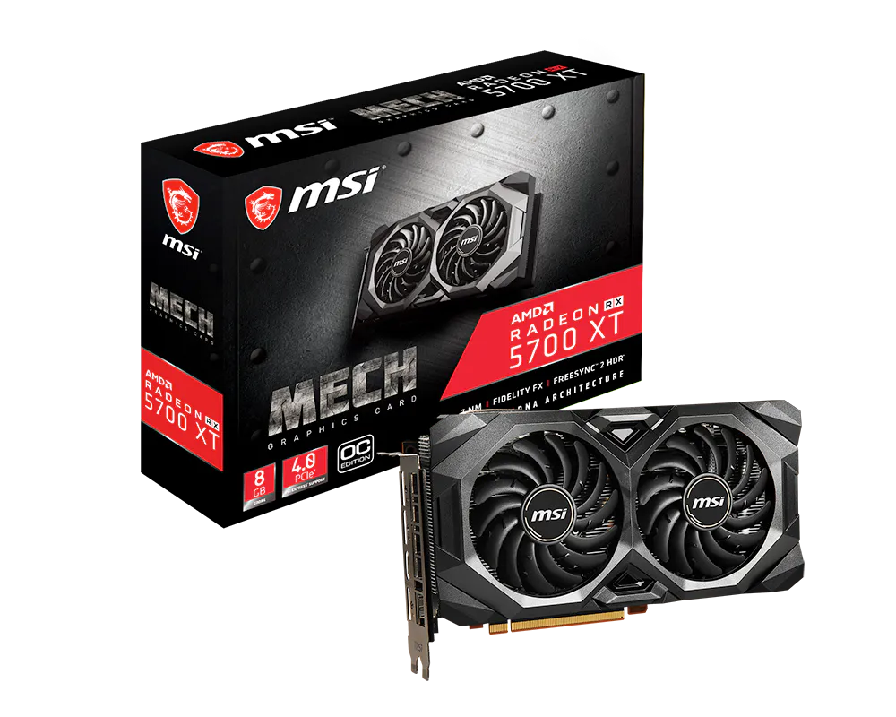 MSI 微星 Radeon RX 5700 XT MECH OC 顯示卡 圖片 1