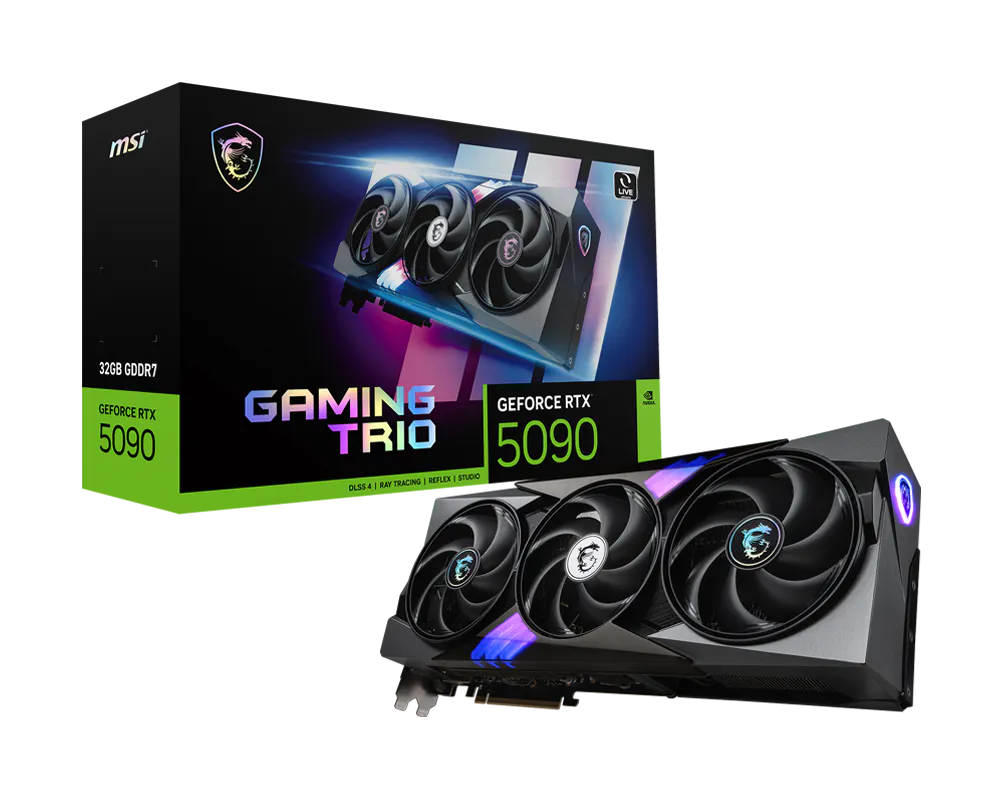 MSI 微星 GeForce RTX™ 5090 32G GAMING TRIO 顯示卡 圖片 1