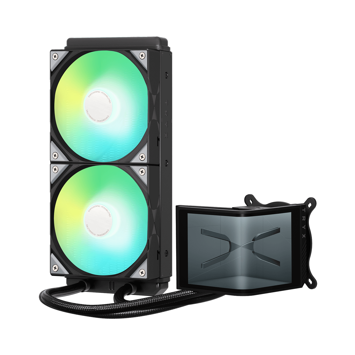 TRYX PANORAMA SE 240 黑色 一體式水冷散熱器 圖片 1