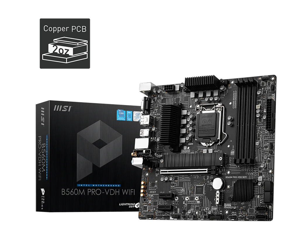 MSI 微星 B560M PRO-VDH WIFI 主機板