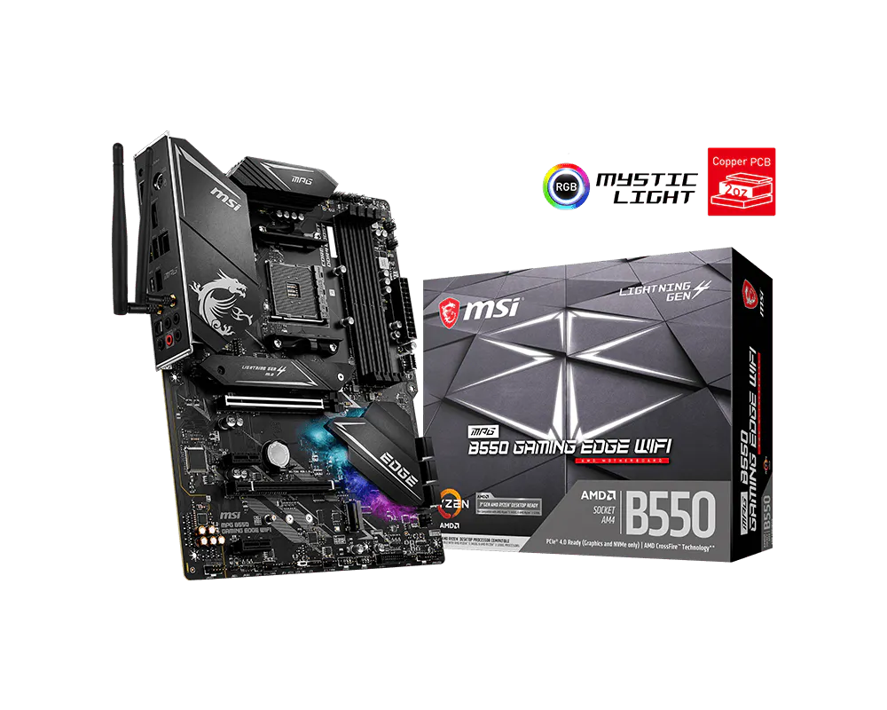 MSI 微星 MPG B550 GAMING EDGE WIFI 主機板