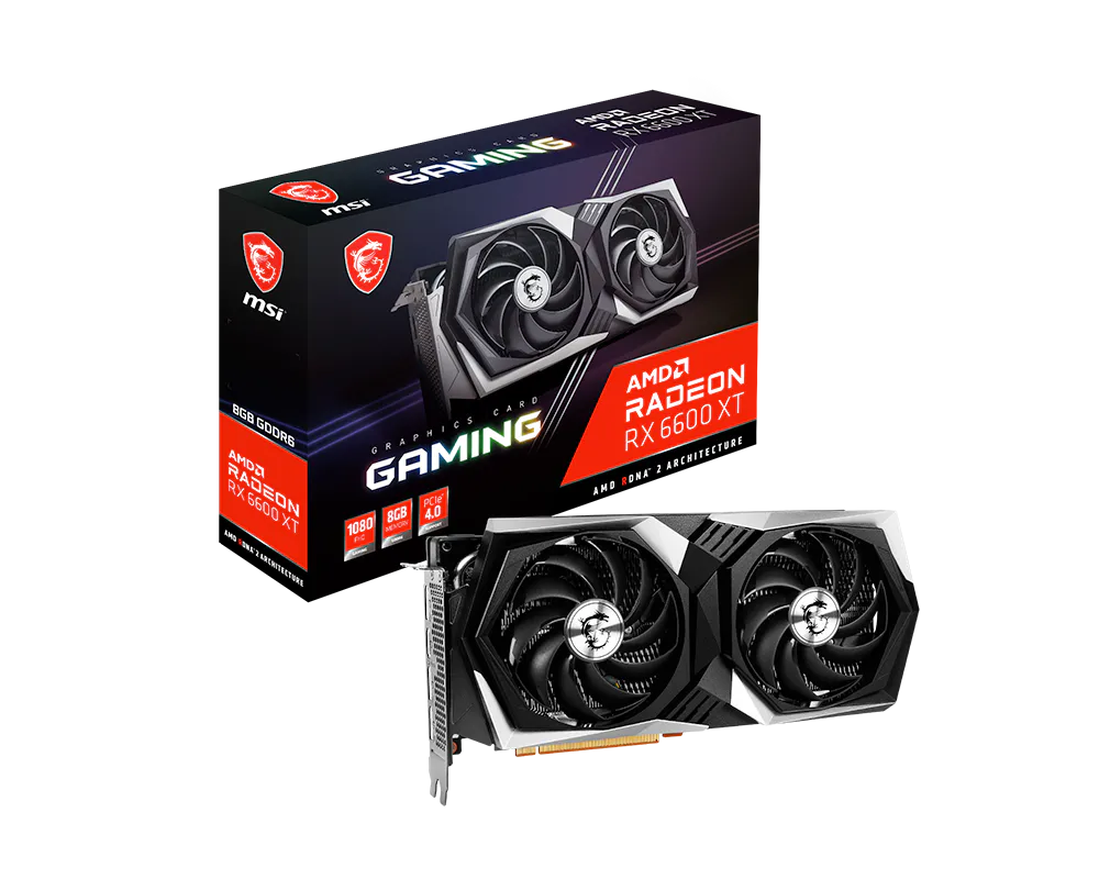 MSI 微星 Radeon™ RX 6600 XT GAMING 8G 顯示卡 圖片 1