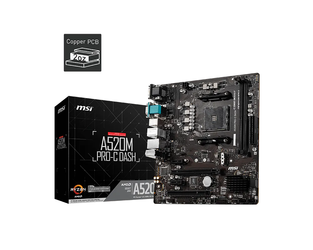 MSI 微星 A520M PRO-C DASH 主機板