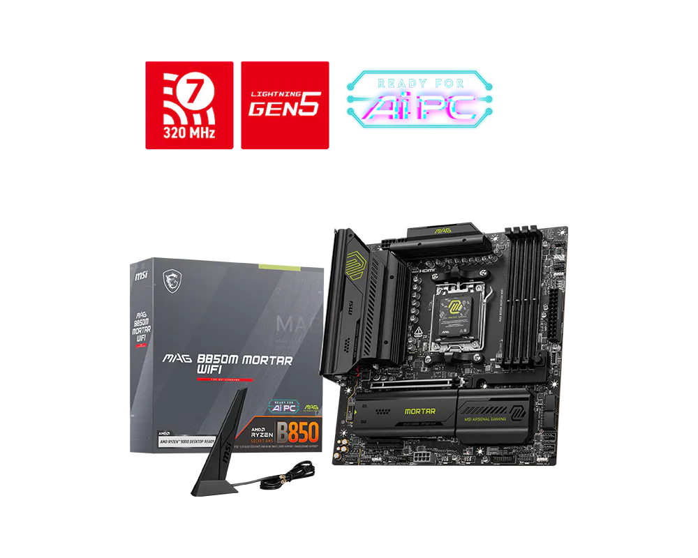MSI 微星 MAG B850M MORTAR WIFI 主機板