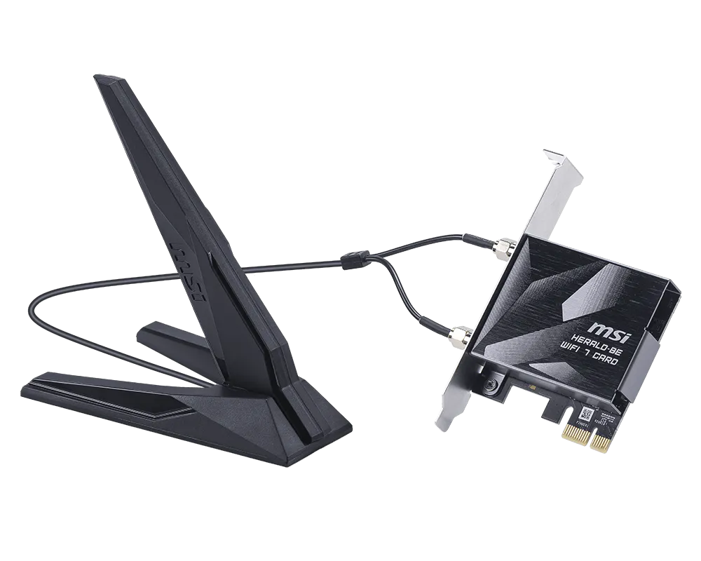 MSI 微星 HERALD BE9400 WiFi 7 PCIe Card PCIe 無線網路卡 圖片 1