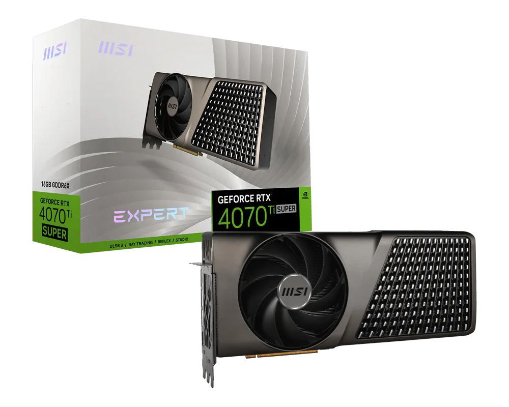 MSI 微星 GeForce RTX™ 4070 Ti SUPER 16G EXPERT 顯示卡 圖片 1