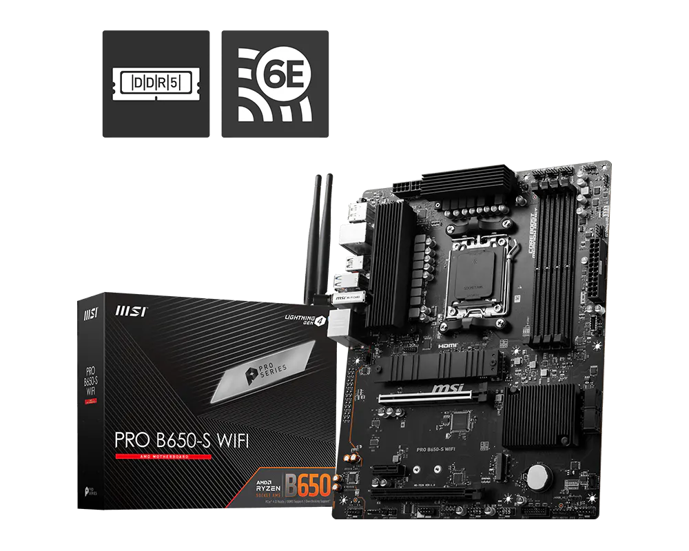 MSI 微星 PRO B650-S WIFI 主機板