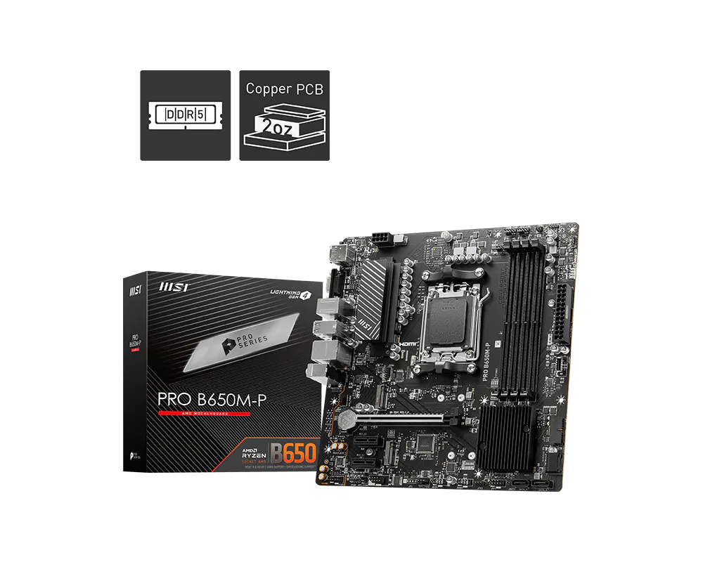 MSI 微星 PRO B650M-P 主機板