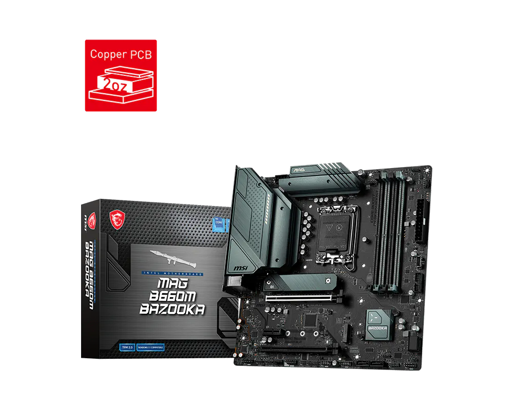 MSI 微星 MAG B660M BAZOOKA 主機板