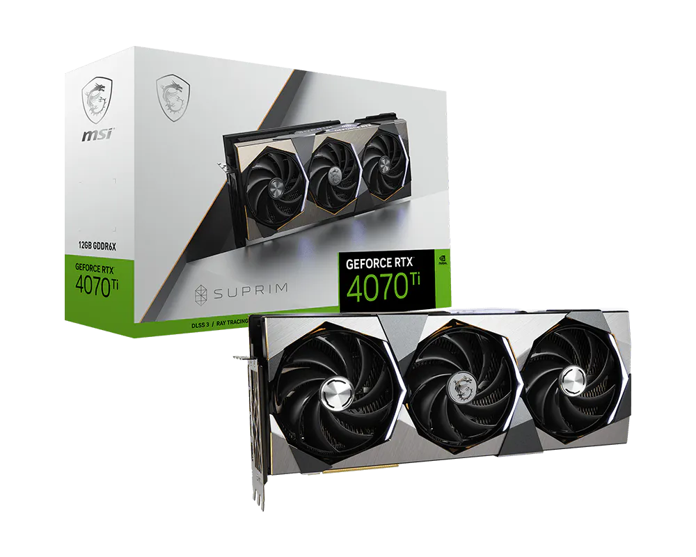 MSI 微星 GeForce RTX™ 4070 Ti SUPRIM SE 12G 顯示卡 圖片 1