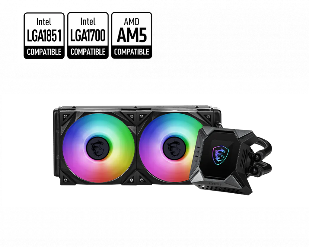 MSI 微星 MPG CORELIQUID K240 V2 一體式 CPU 水冷散熱器 圖片 1