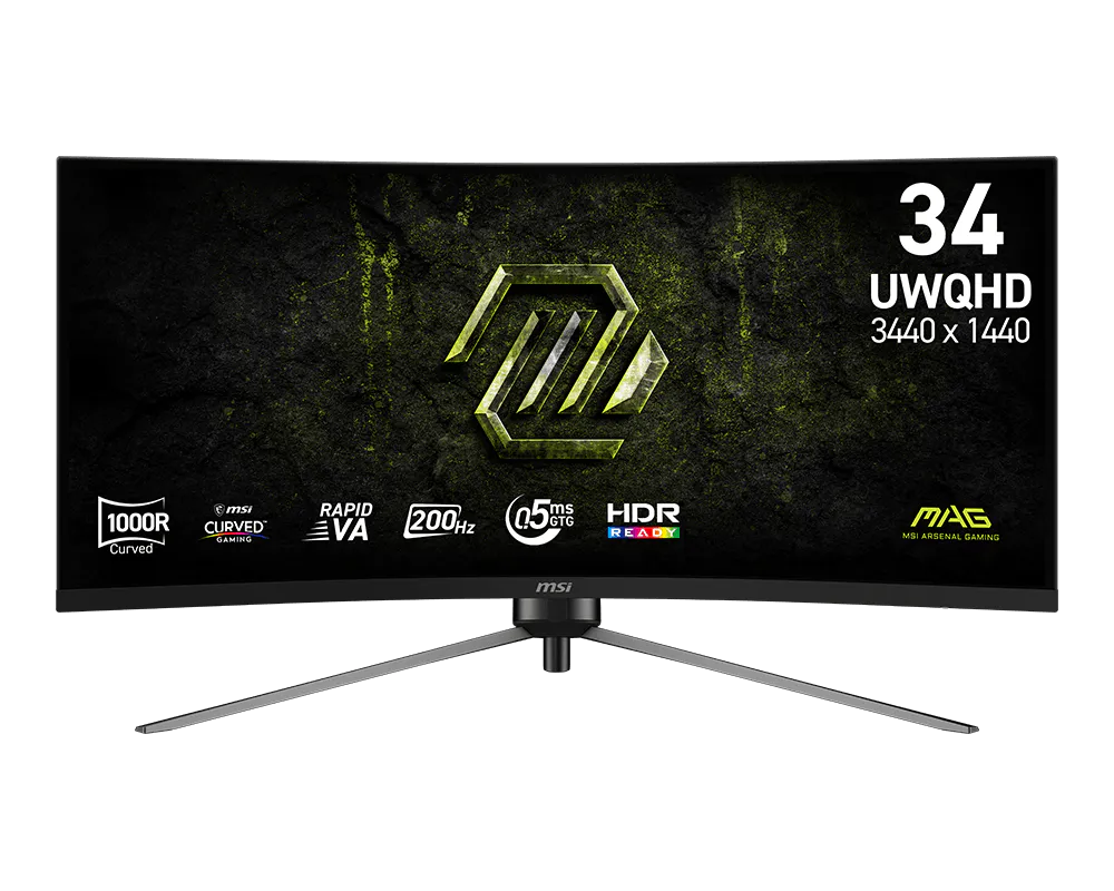 MSI 微星 MAG 345CQRF E20 螢幕 圖片 1
