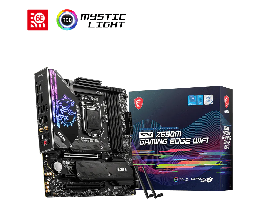 MSI 微星 MPG Z590M GAMING EDGE WIFI 主機板