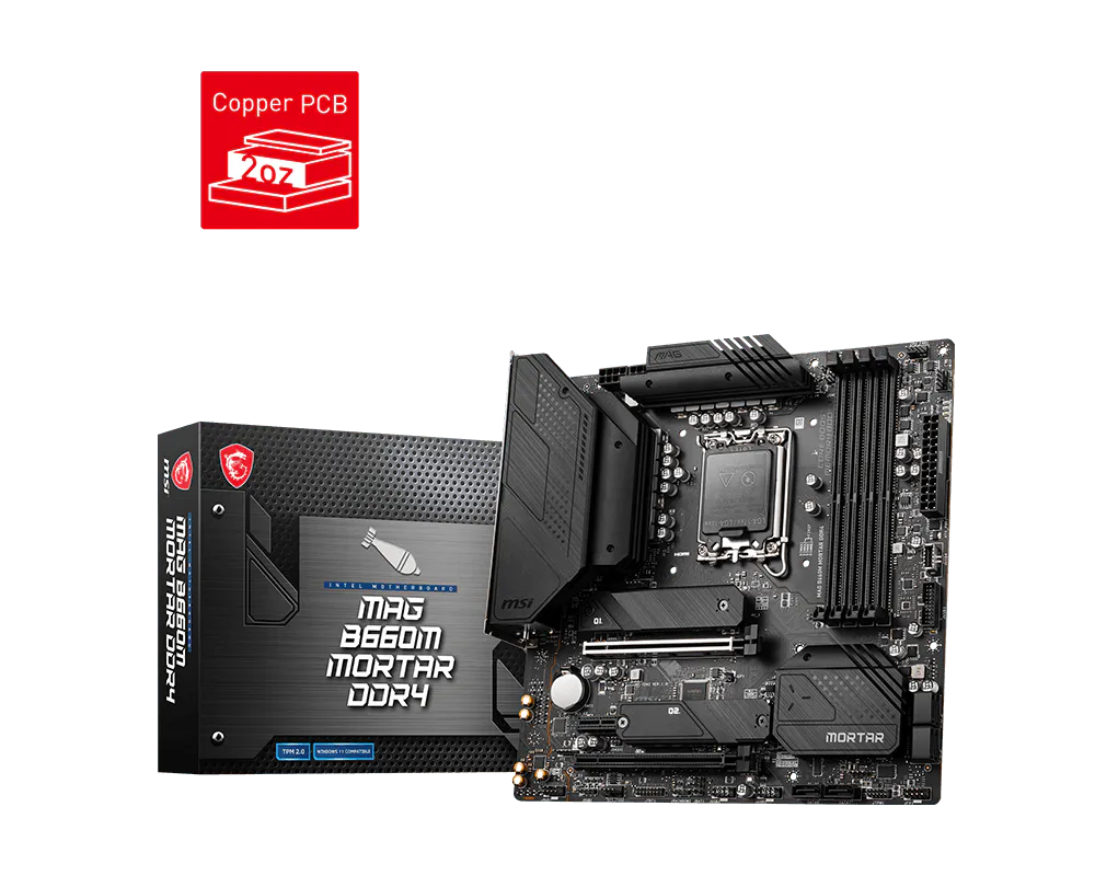 MSI 微星 MAG B660M MORTAR DDR4 主機板