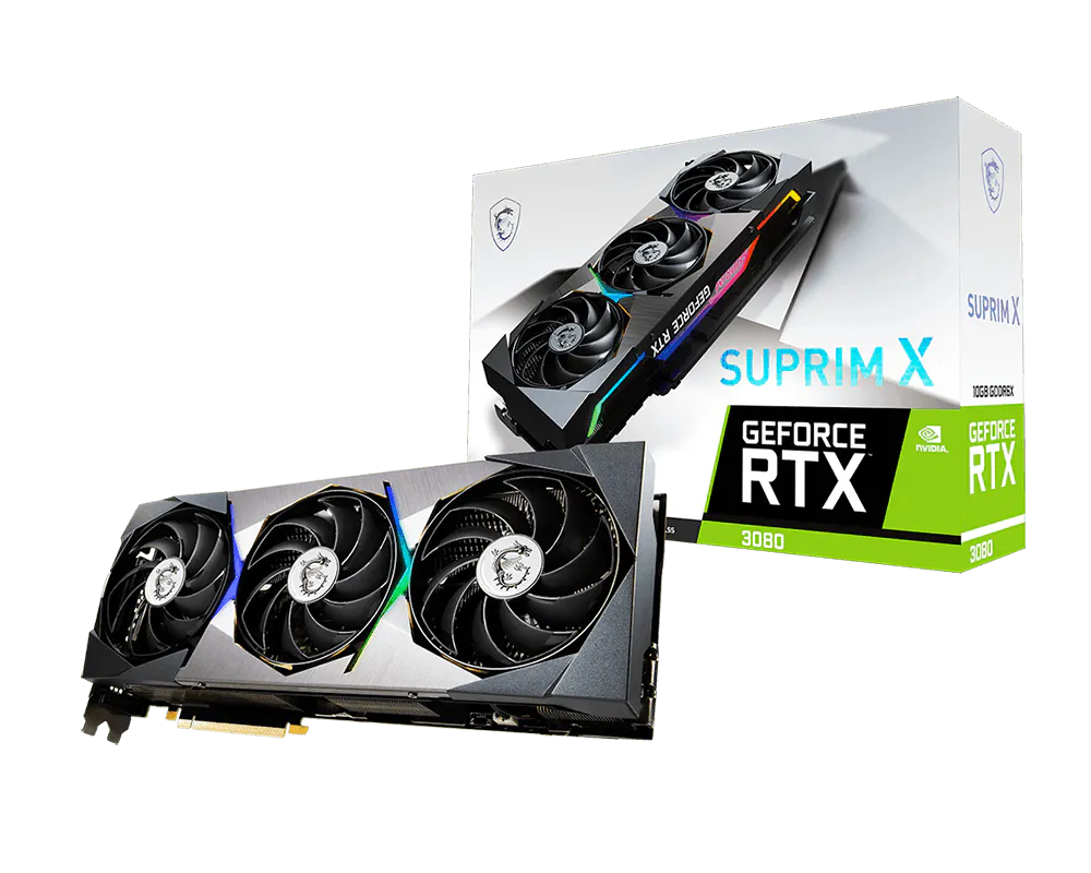 MSI 微星 GeForce RTX™ 3080 SUPRIM X 10G 顯示卡 圖片 1