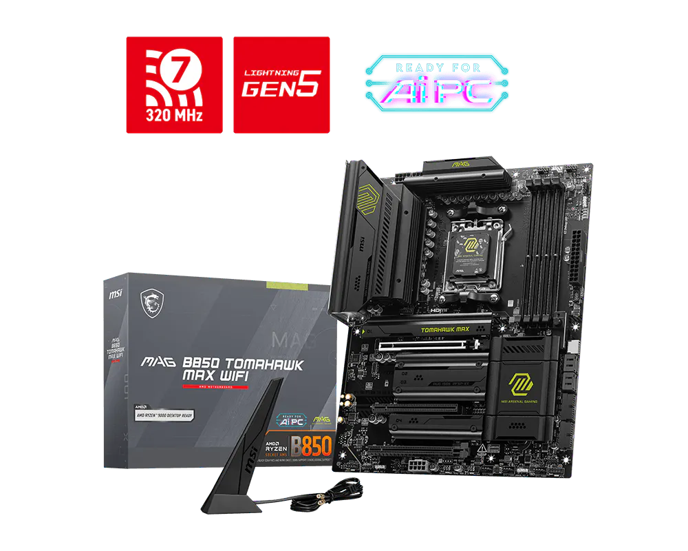 MSI 微星 MAG B850 TOMAHAWK MAX WIFI 主機板