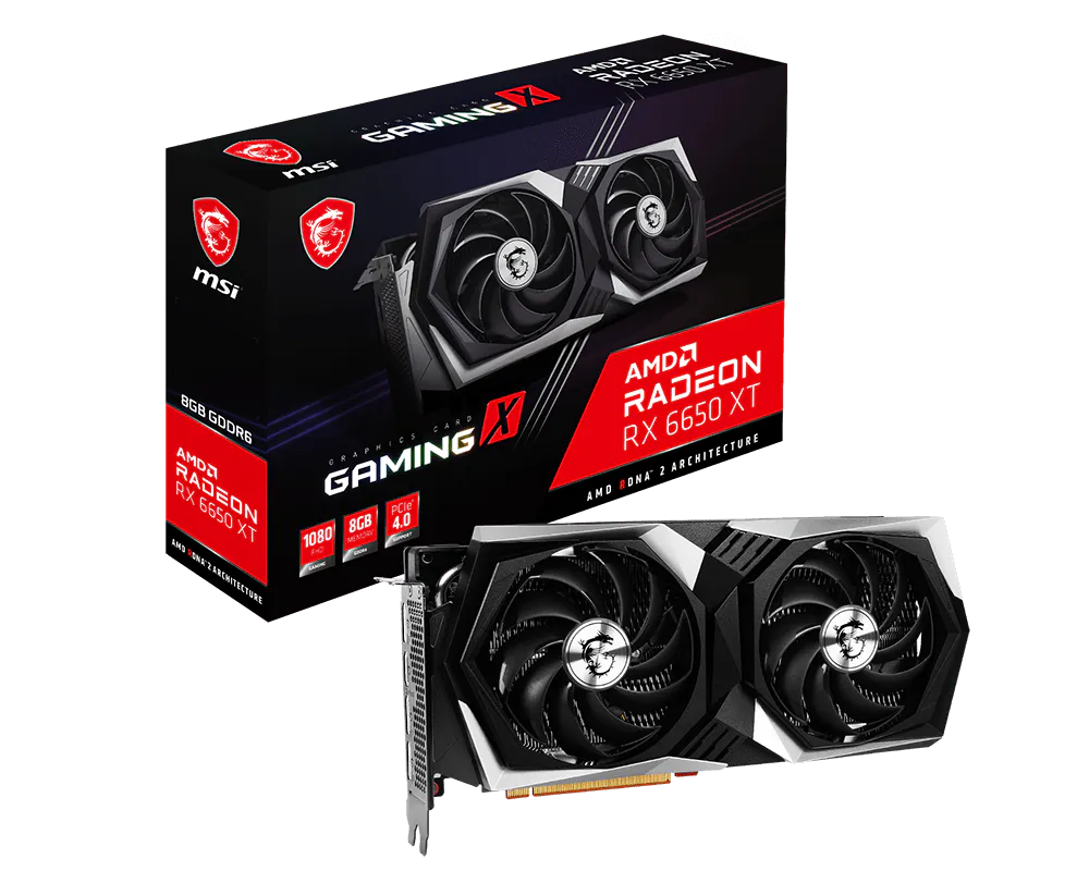 MSI 微星 Radeon™ RX 6650 XT GAMING X 8G 顯示卡 圖片 1