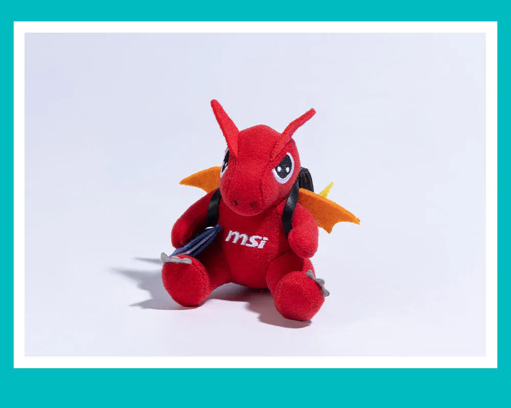 MSI 微星 Lucky布偶鑰匙圈-開學季 圖片 1