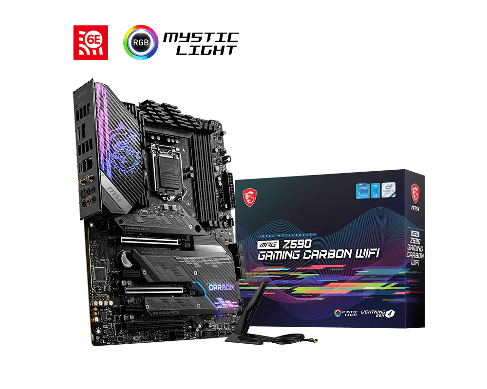 MSI 微星 MPG Z590 GAMING CARBON WIFI 主機板