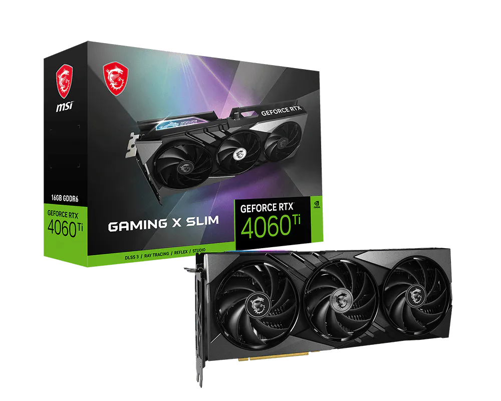 MSI 微星 GeForce RTX™ 4060 Ti GAMING X SLIM 16G 顯示卡 圖片 1