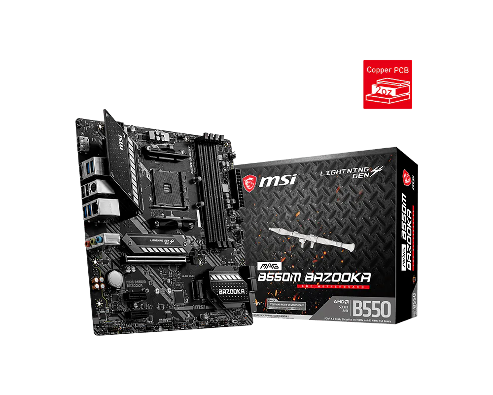 MSI 微星 MAG B550M BAZOOKA 主機板