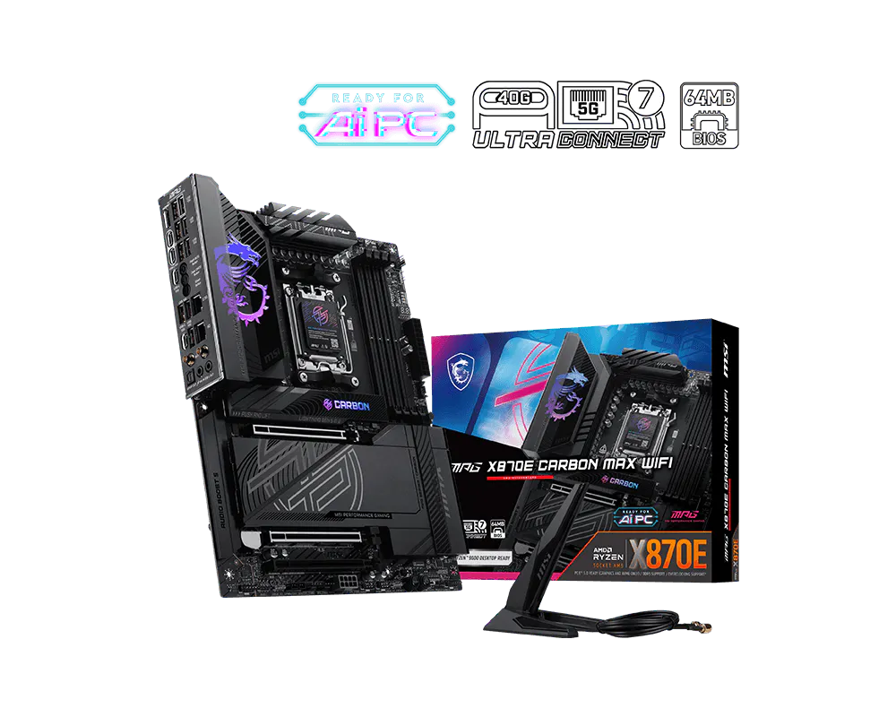 MSI 微星 MPG X870E CARBON MAX WIFI 主機板