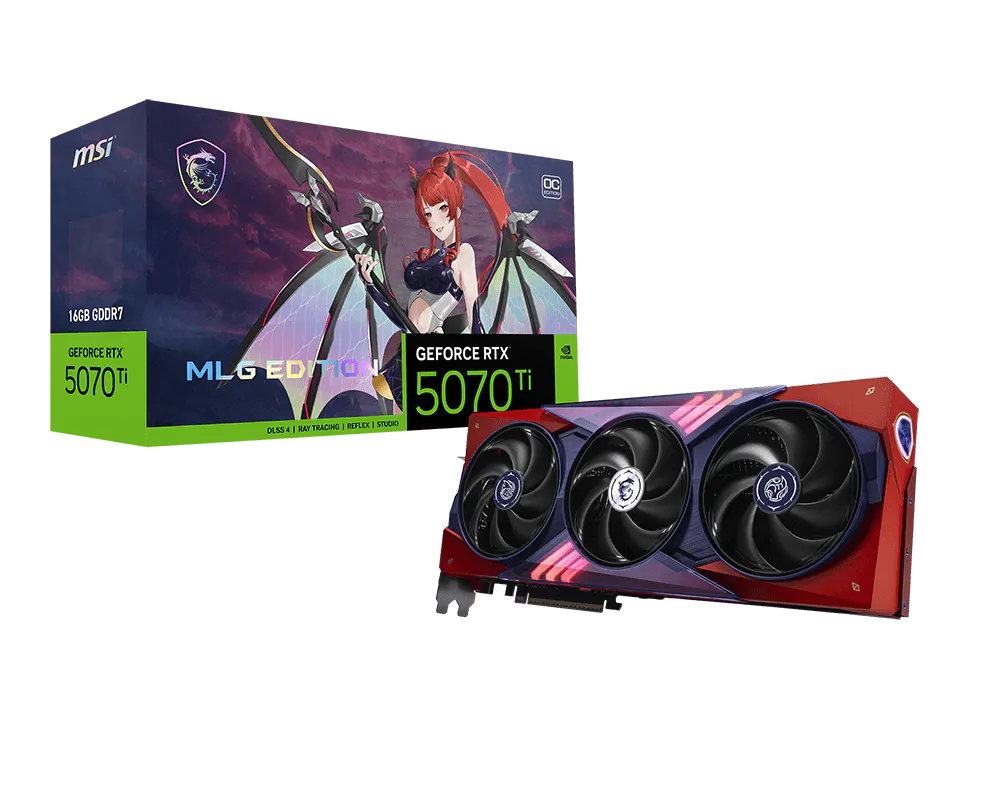 MSI 微星 GeForce RTX™ 5070 Ti 16G MLG EDITION OC 顯示卡 圖片 1