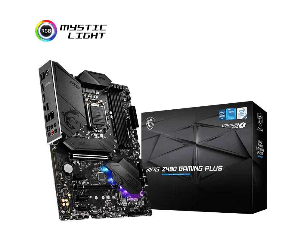 MSI 微星 MPG Z490 GAMING PLUS 主機板