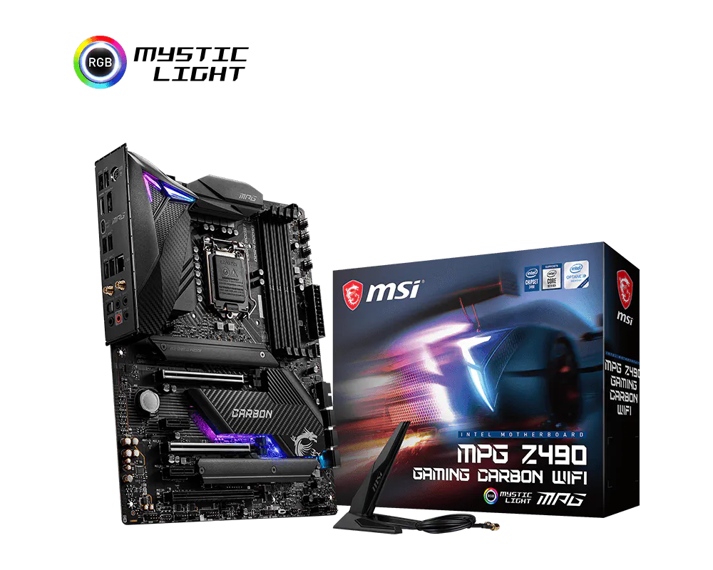 MSI 微星 MPG Z490 GAMING CARBON WIFI 主機板