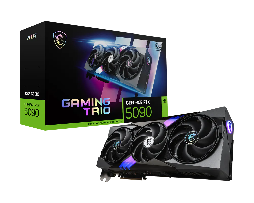 MSI 微星 GeForce RTX™ 5090 32G GAMING TRIO OC 顯示卡 圖片 1