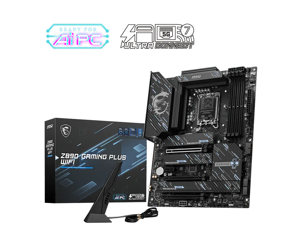 MSI 微星 Z890 GAMING PLUS WIFI 主機板