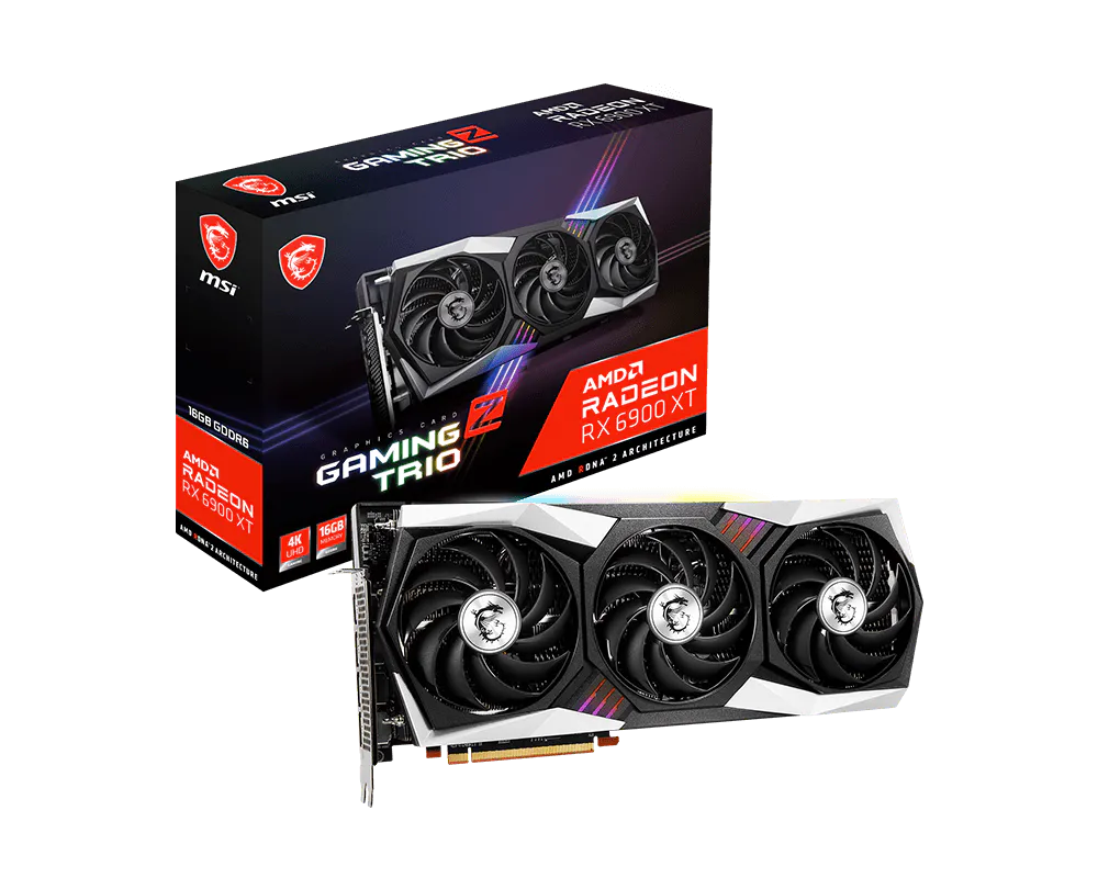 MSI 微星 Radeon™ RX 6900 XT GAMING Z TRIO 16G 顯示卡 圖片 1