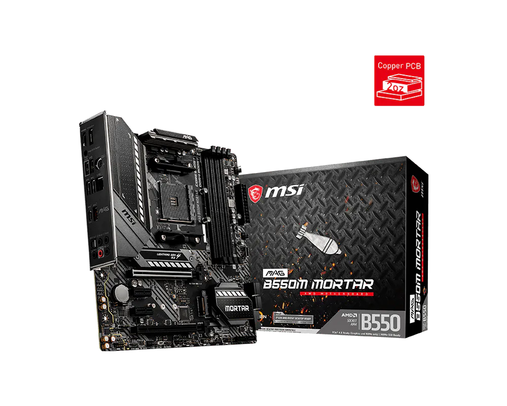 MSI 微星 MAG B550M MORTAR 主機板